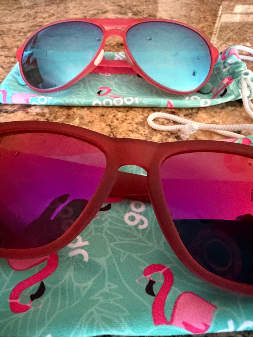2 Pairs of goodr Running Sunglasses